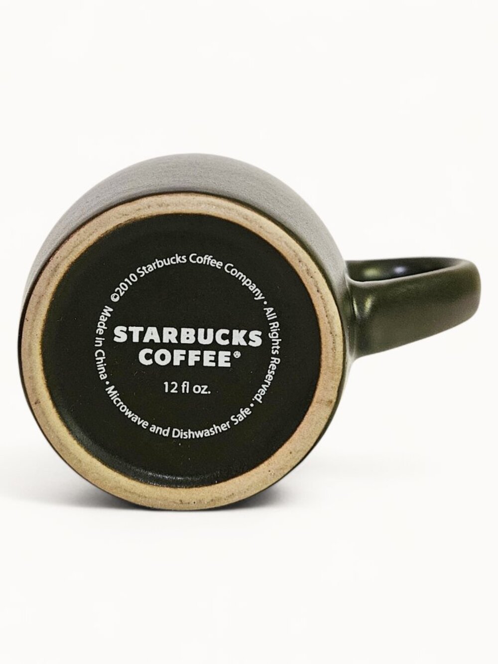 Starbucks Abbey Coffee Mug‎ 12oz 2008 Classic Logo - Matte Dark Brown - Picture 4 of 5